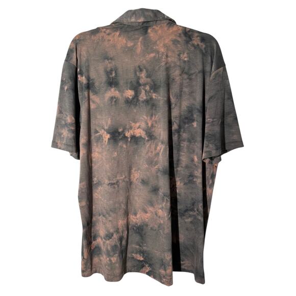 Lululemon Evolution Short Sleeve‎ Polo Diamond Dye Sedona Sunset Graphite Grey - Picture 6 of 8
